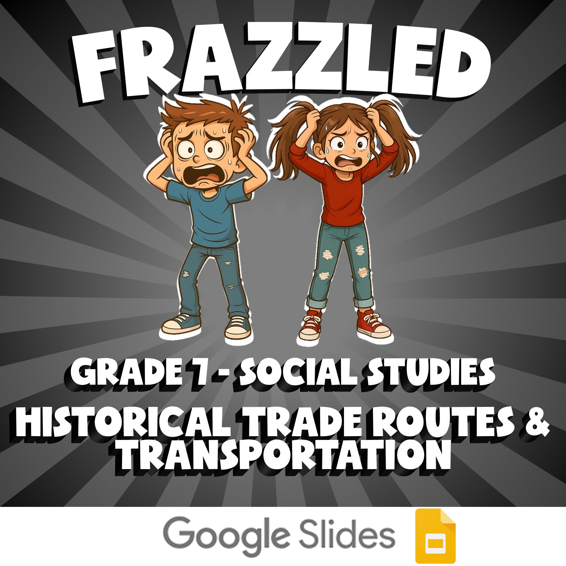 Historical Trade Routes & Transportation FRAZZLED Socials Game - No Prep Grade 7