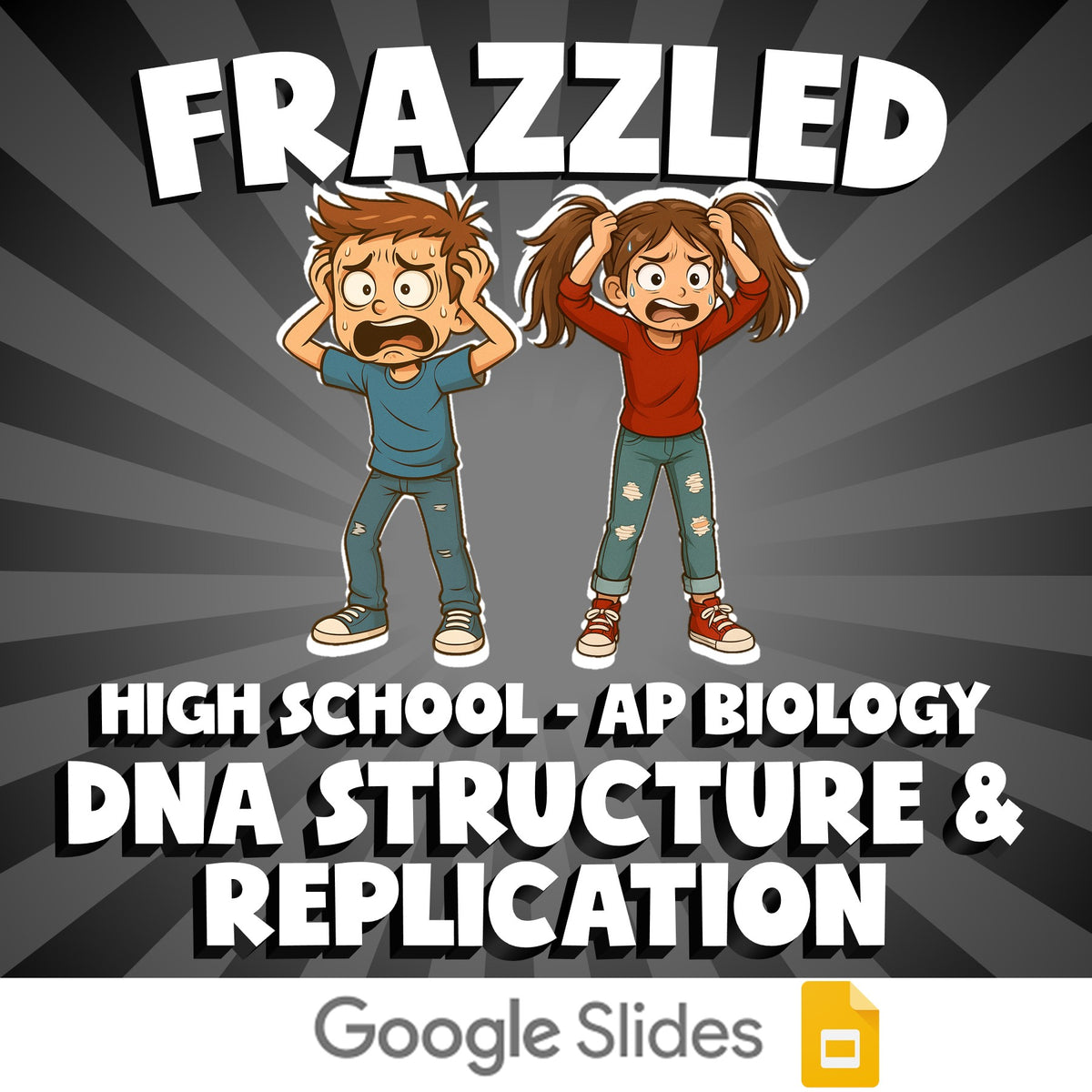 DNA Structure & Replication FRAZZLED Science Game - No Prep AP Biology Review