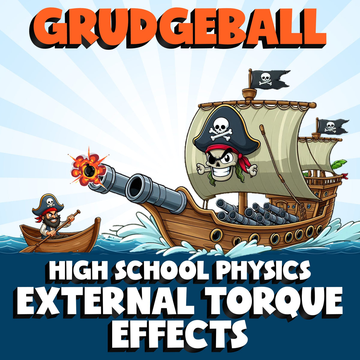 External Torque Effects GRUDGEBALL Science Game - No Prep Physics Review
