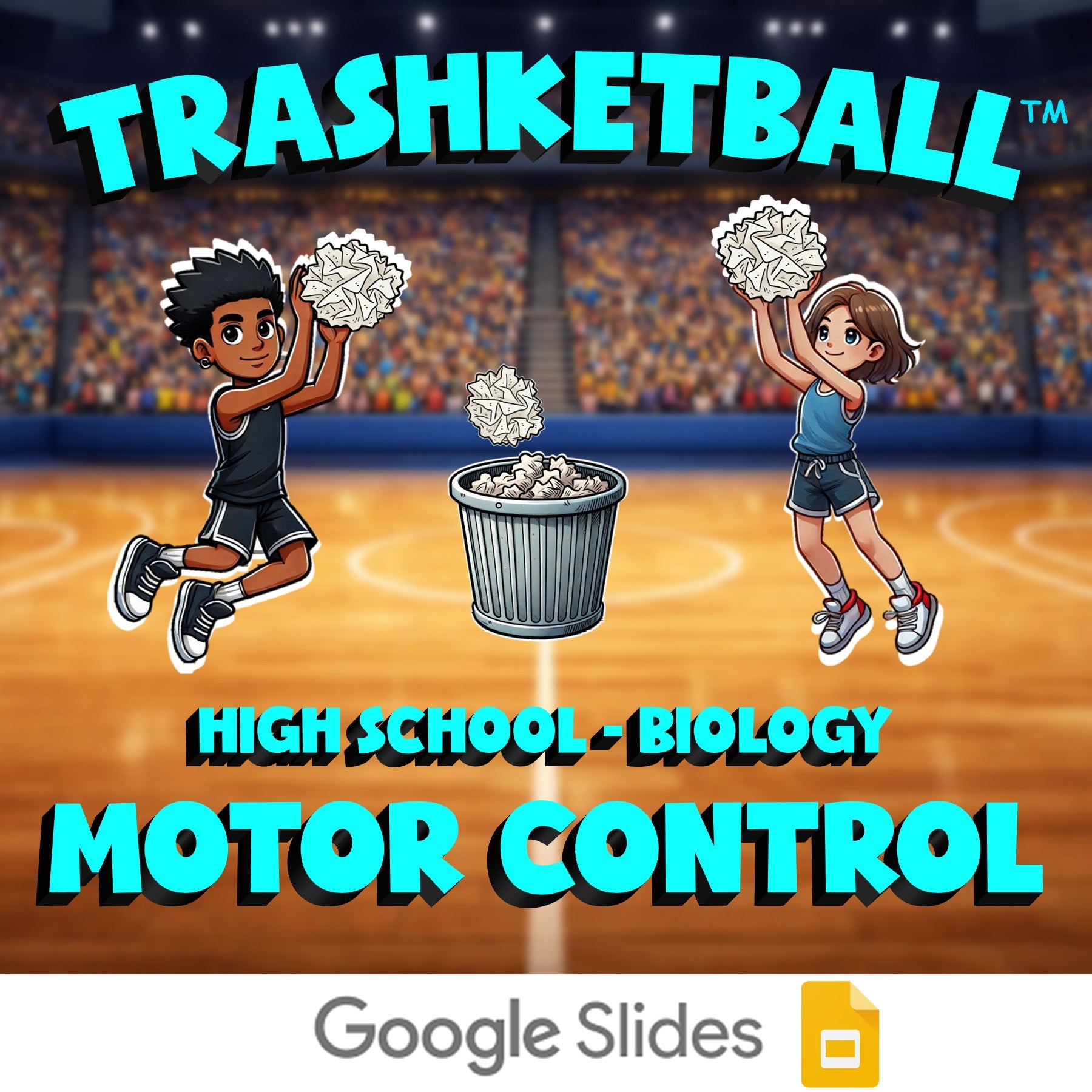 Motor Control TRASHKETBALL Science Game - No Prep Biology Review Activity