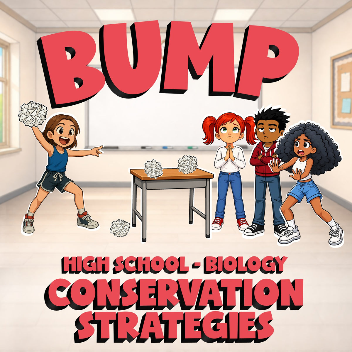 Conservation Strategies BUMP Science Game - No Prep Biology Review Activity