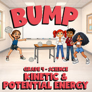Kinetic & Potential Energy BUMP Science Game - No Prep Grade 4 Review Activity