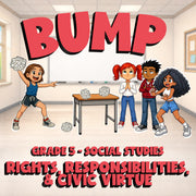 Rights, Responsibilities, & Civic Virtue BUMP Socials Game - No Prep Grade 5