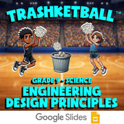 Engineering Design Principles TRASHKETBALL Science Game - No Prep Grade 9 Review