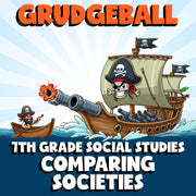 Comparing Societies GRUDGEBALL Socials Game - No Prep Grade 7 Review Activity