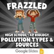 Pollution Types & Sources FRAZZLED Science Game - No Prep AP Biology Review
