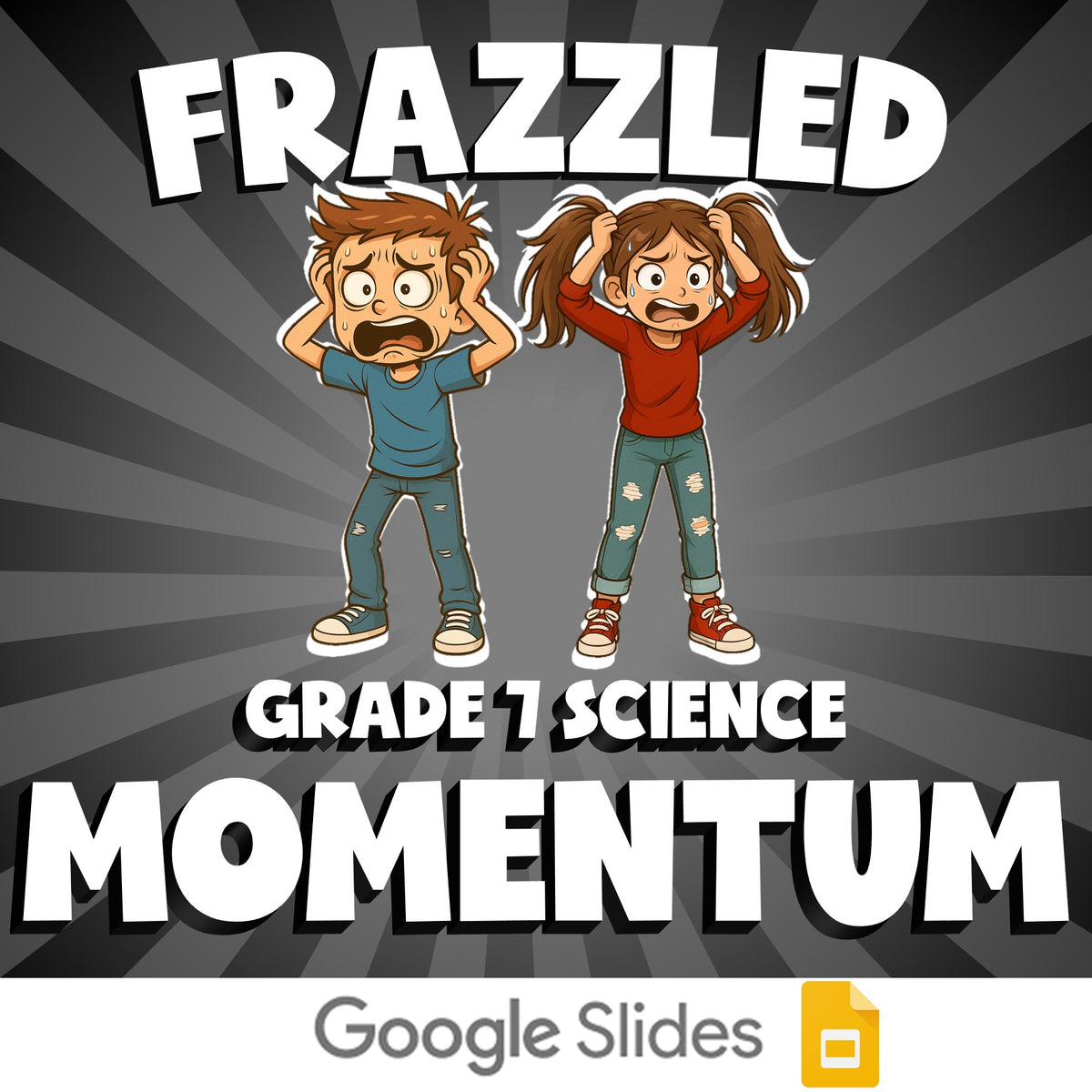 Momentum FRAZZLED Science Game - No Prep Grade 7 Review Activity