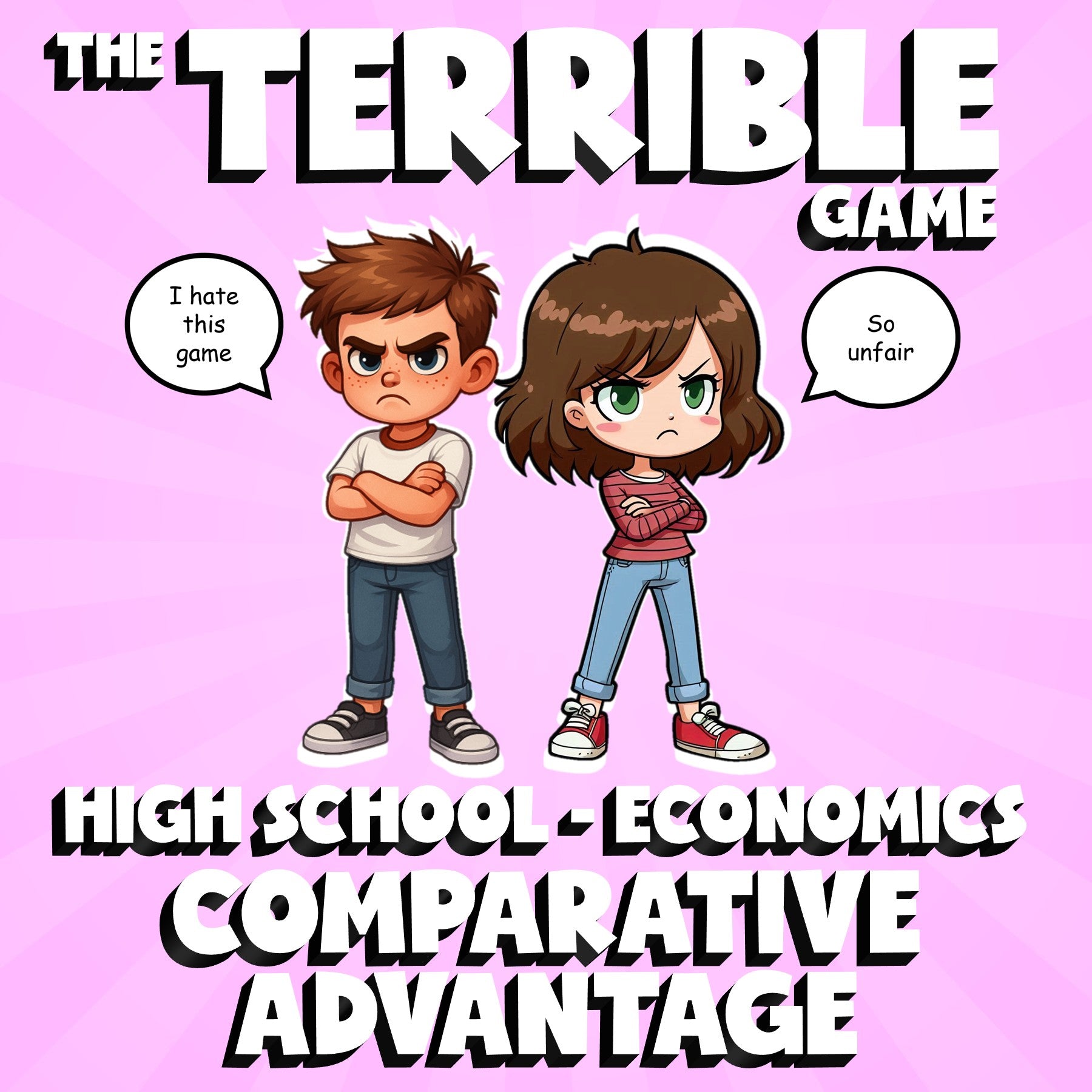 Comparative Advantage THE TERRIBLE GAME - No Prep Economics Review Activity