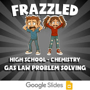 Gas Law Problem Solving FRAZZLED Science Game - No Prep Chemistry Review