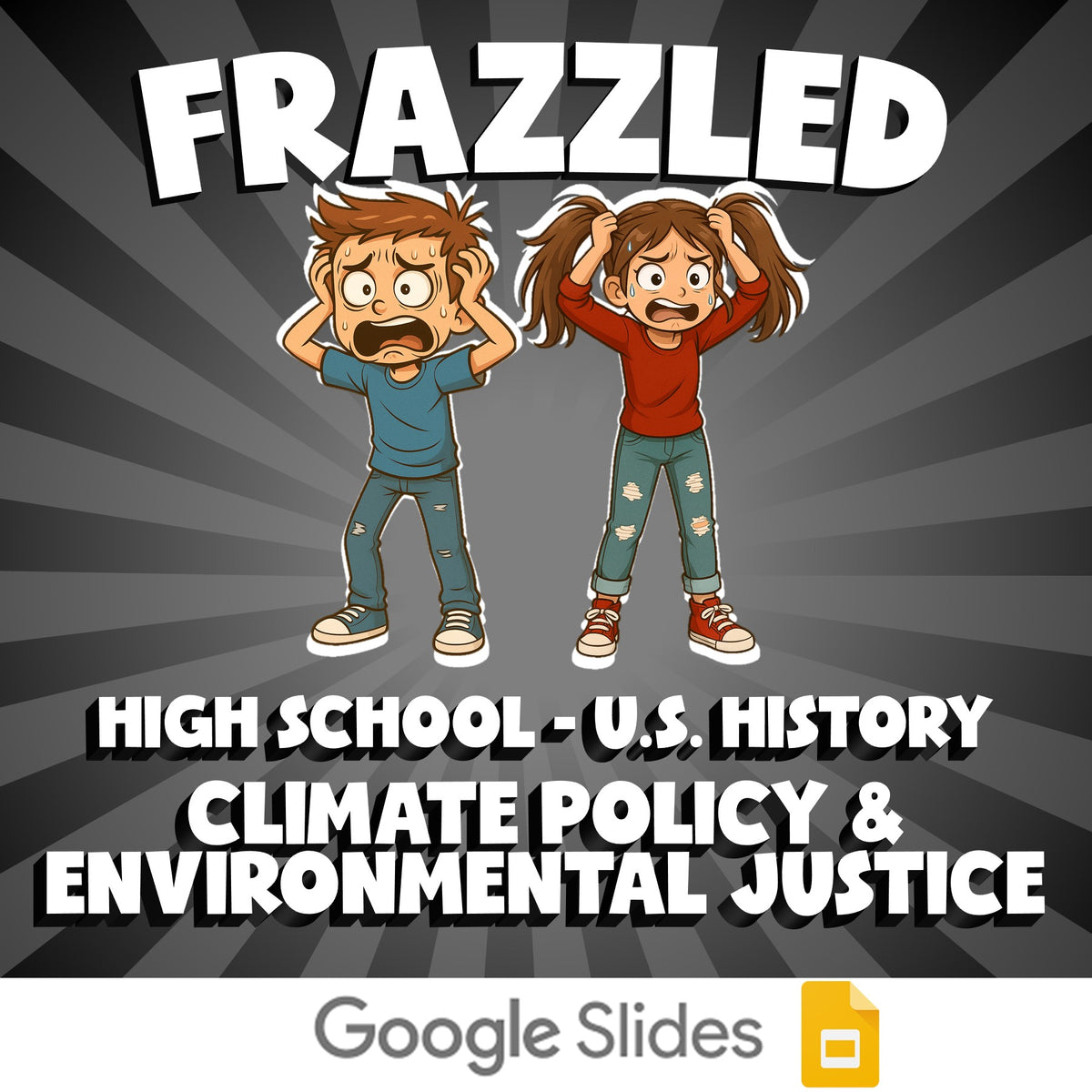 Climate Policy & Environmental Justice FRAZZLED U.S. History Game - No Prep