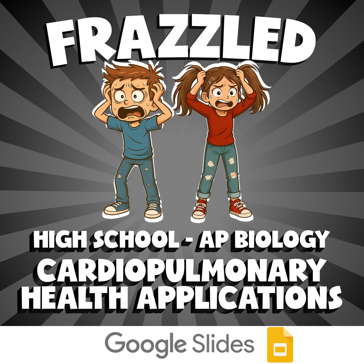 Cardiopulmonary Health Applications FRAZZLED Science Game - No Prep AP Biology