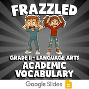 Academic Vocabulary FRAZZLED ELA Game - No Prep Grade 11 Review Activity