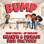 Health & Disease Risk Factors BUMP Science Game - No Prep AP Biology Review