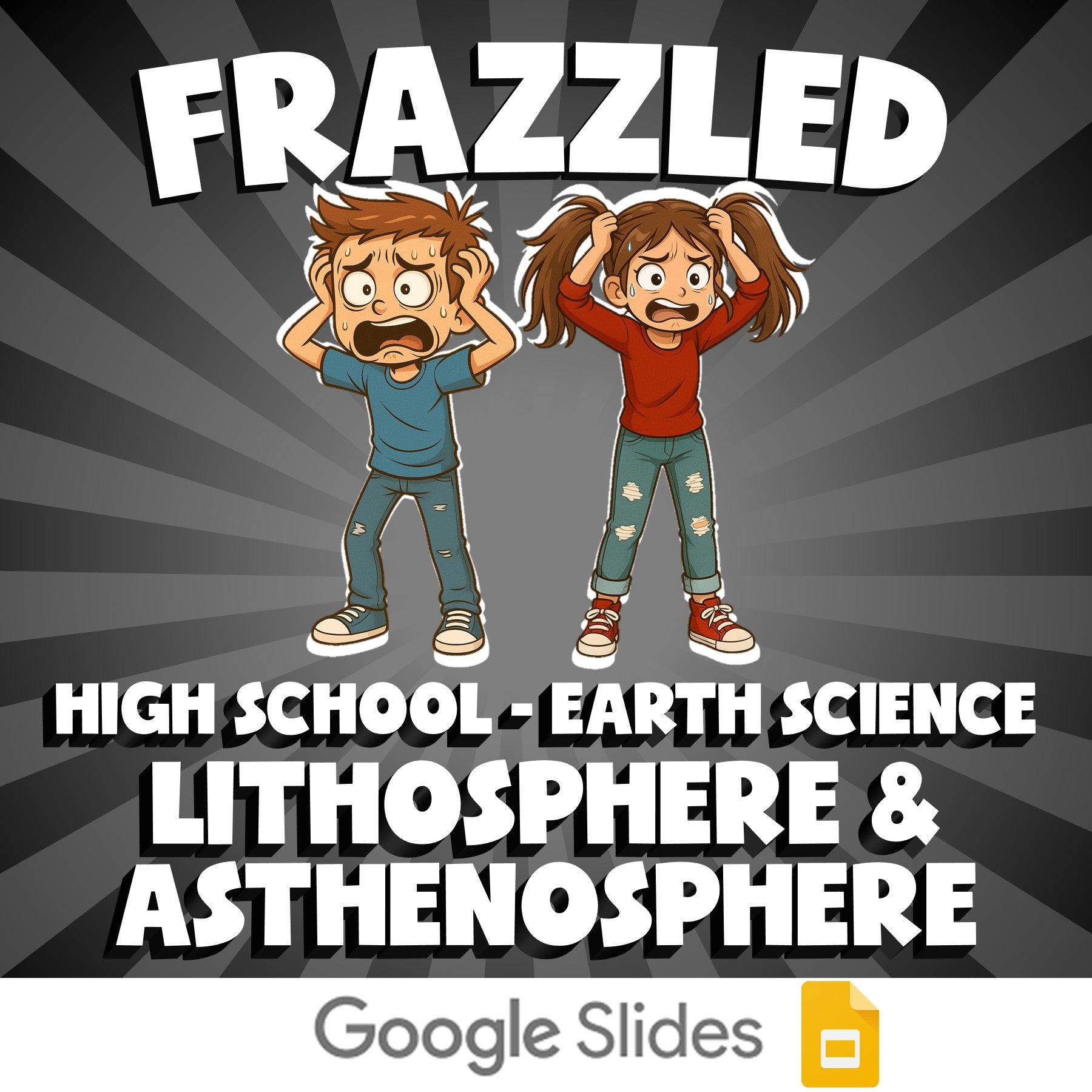 Lithosphere & Asthenosphere FRAZZLED Game - No Prep Earth Science Review