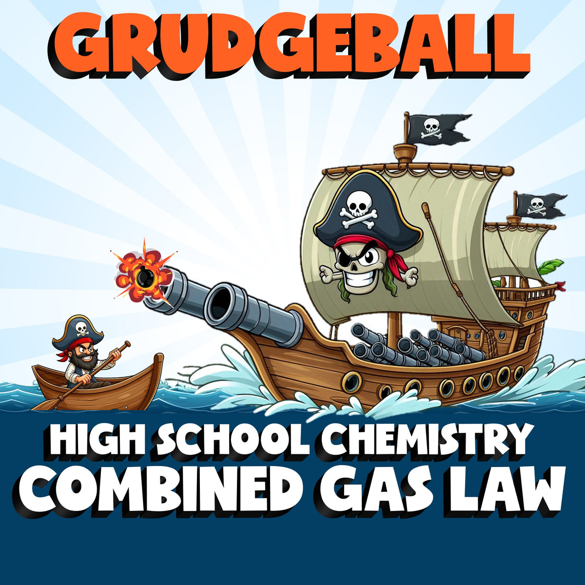 Combined Gas Law GRUDGEBALL Science Game - No Prep Chemistry Review Activity