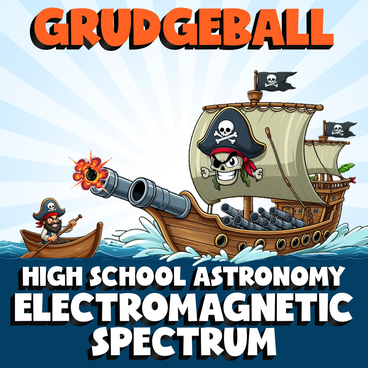 Electromagnetic Spectrum GRUDGEBALL Science Game - No Prep Astronomy Review