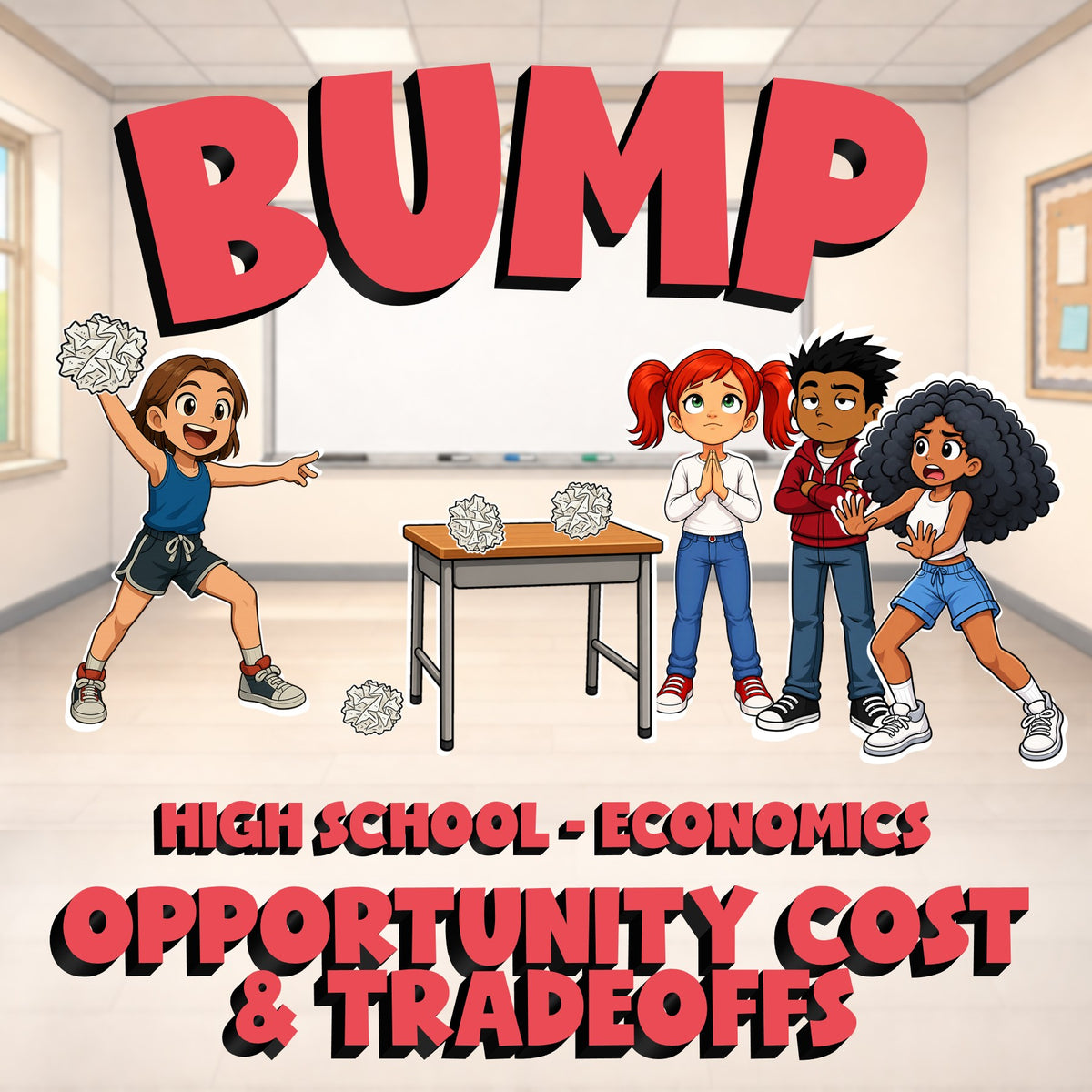 Opportunity Cost & Tradeoffs BUMP Economics Game - No Prep Review Activity