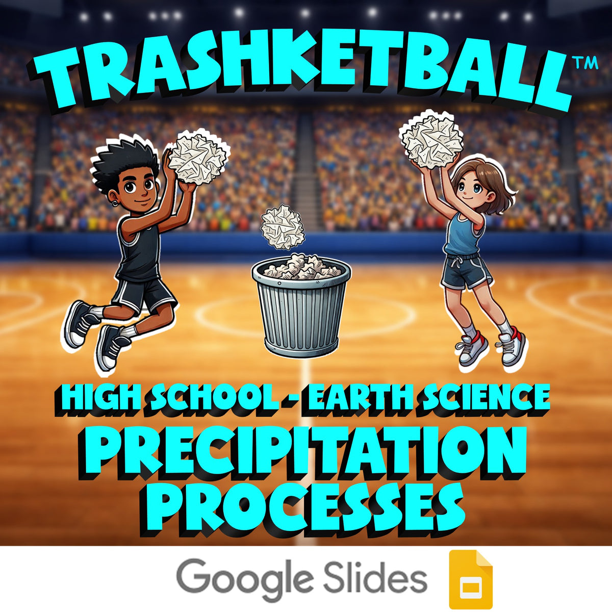 Precipitation Processes TRASHKETBALL Game - No Prep Earth Science Review