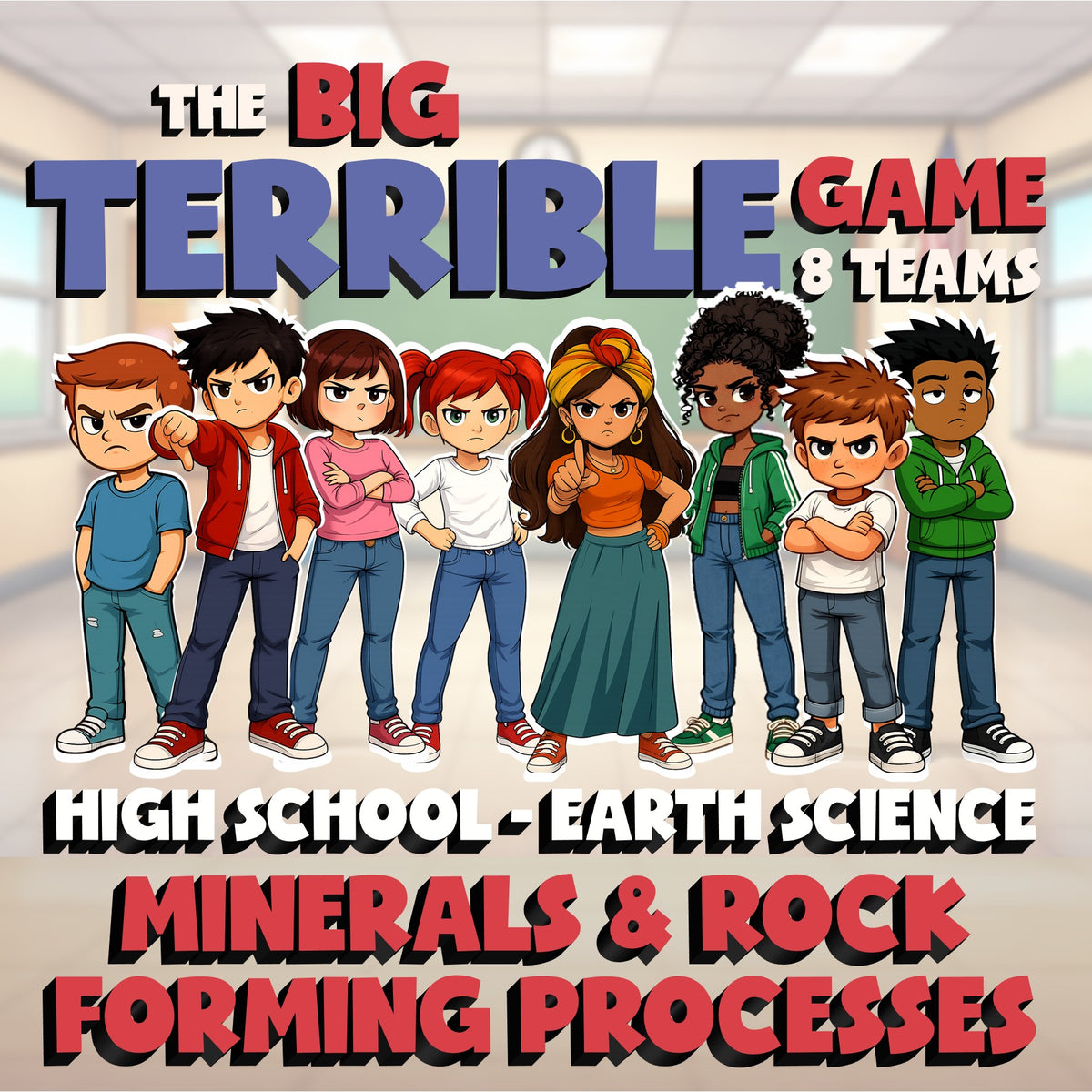 Minerals & Rock Forming Processes BIG TERRIBLE GAME - Earth Science Review
