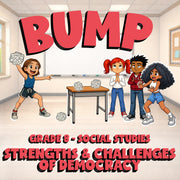 Strengths & Challenges of Democracy BUMP Socials Game - No Prep Grade 8 Review