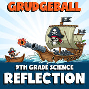 Reflection GRUDGEBALL Science Game - No Prep Grade 9 Review Activity