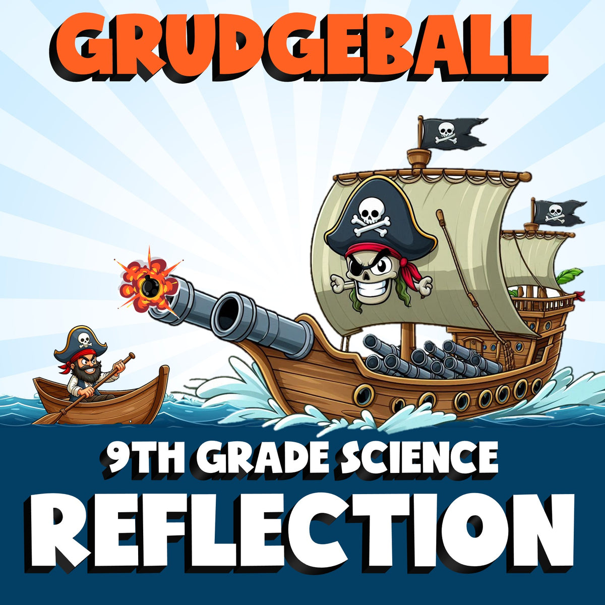 Reflection GRUDGEBALL Science Game - No Prep Grade 9 Review Activity