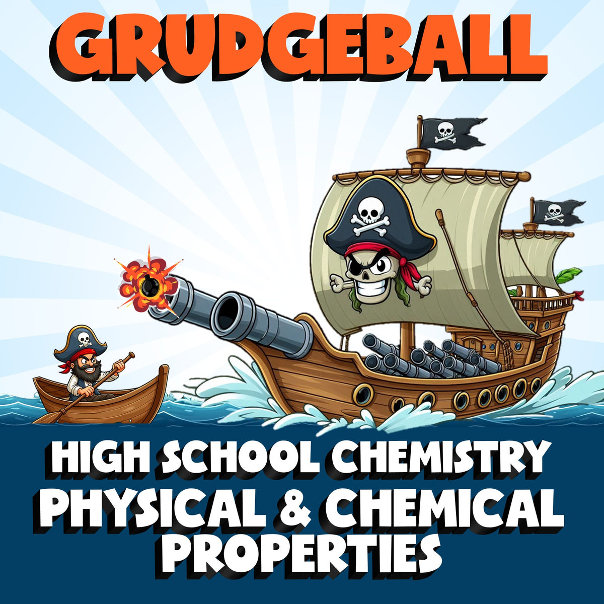 Physical & Chemical Properties GRUDGEBALL Science Game - No Prep Chemistry