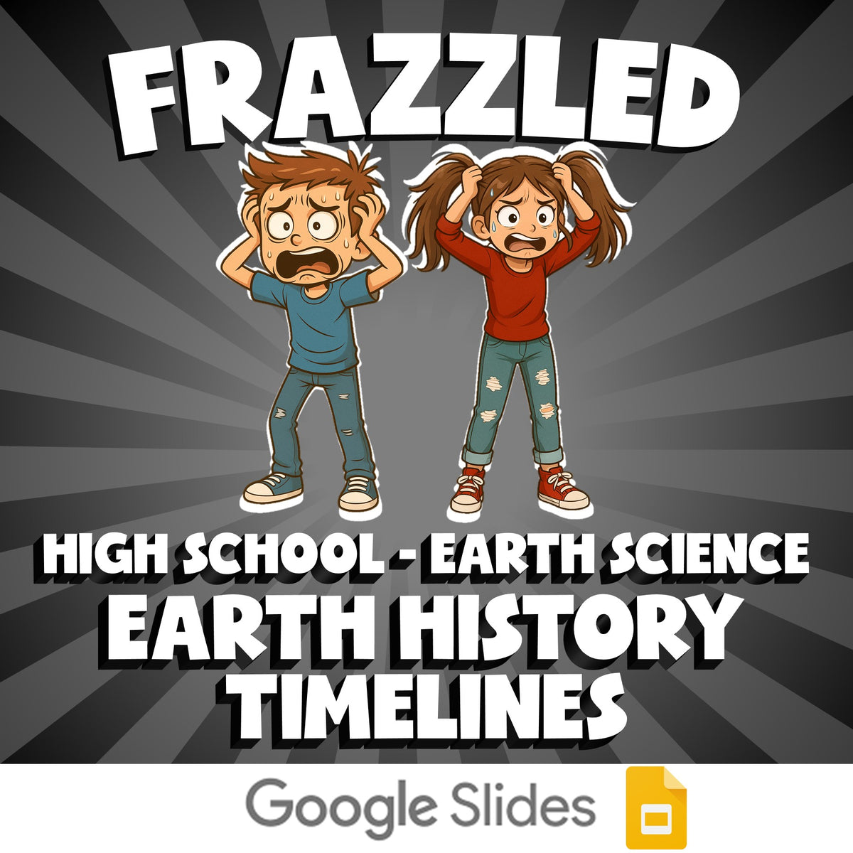 Earth History Timelines FRAZZLED Game - No Prep Earth Science Review Activity