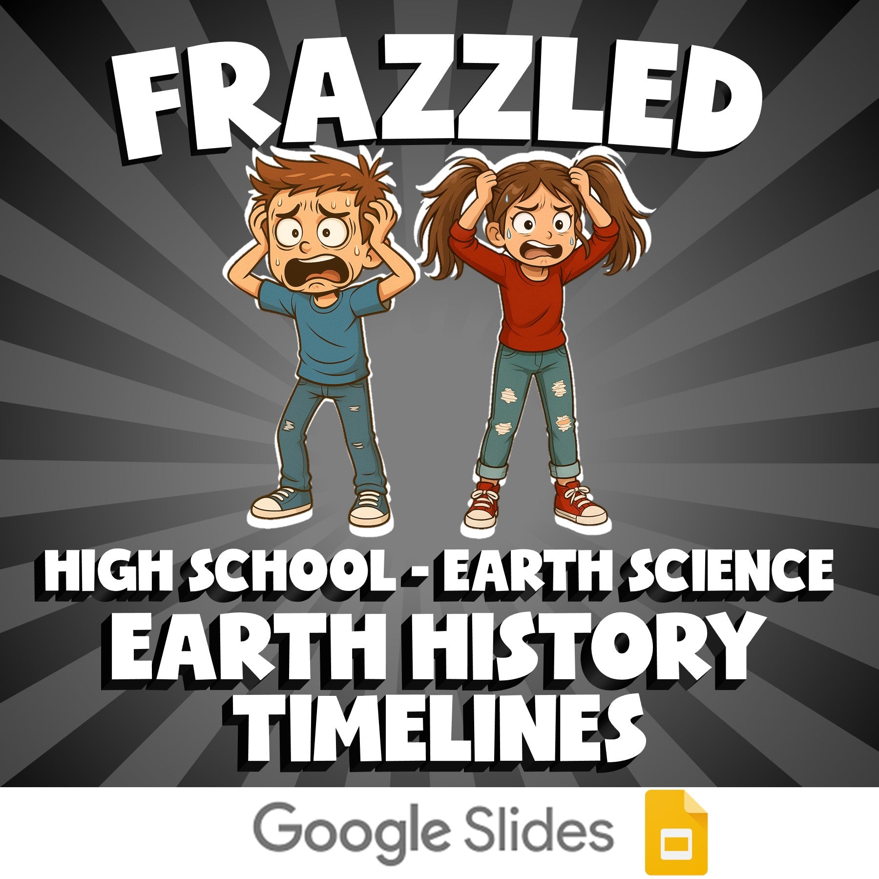 Earth History Timelines FRAZZLED Game - No Prep Earth Science Review Activity