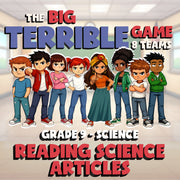 Reading Science Articles BIG TERRIBLE GAME - No Prep Grade 9 Science Review