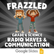 Radio Waves & Communication FRAZZLED Science Game - No Prep Grade 6 Review