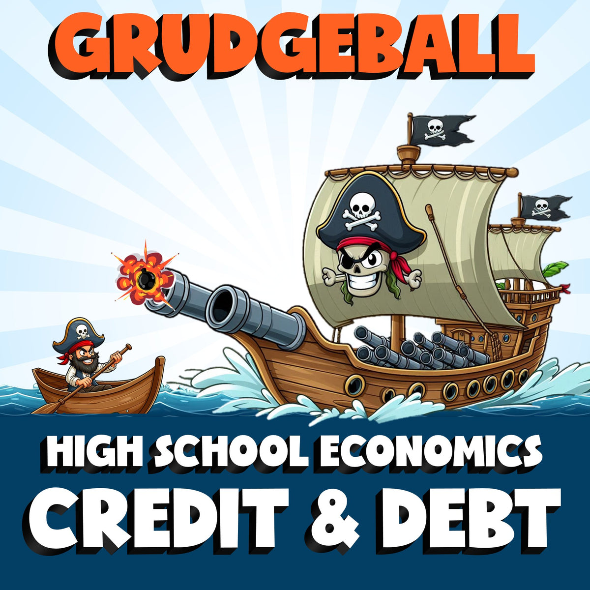 Credit & Debt GRUDGEBALL Economics Game - No Prep Review Activity