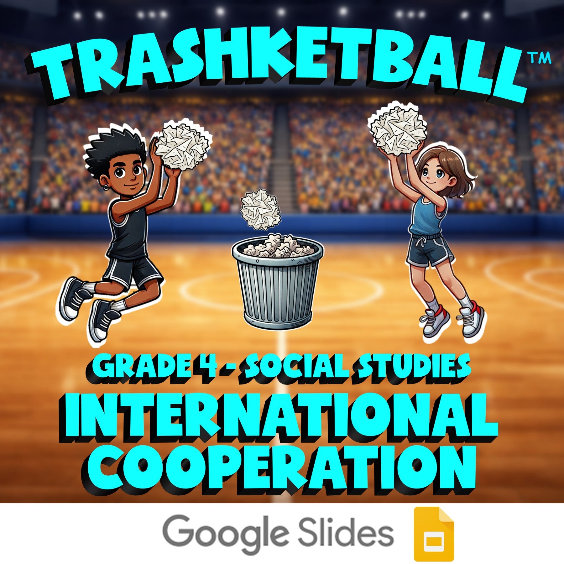 International Cooperation TRASHKETBALL Socials Game - No Prep Grade 4 Review