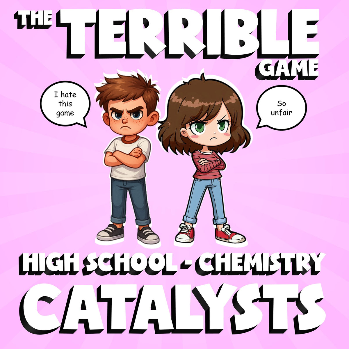 Catalysts THE TERRIBLE GAME - No Prep Chemistry Science Review Activity