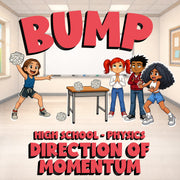 Direction of Momentum BUMP Science Game - No Prep Physics Review Activity