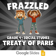 Treaty of Paris FRAZZLED Socials Game - No Prep Grade 4 Review Activity
