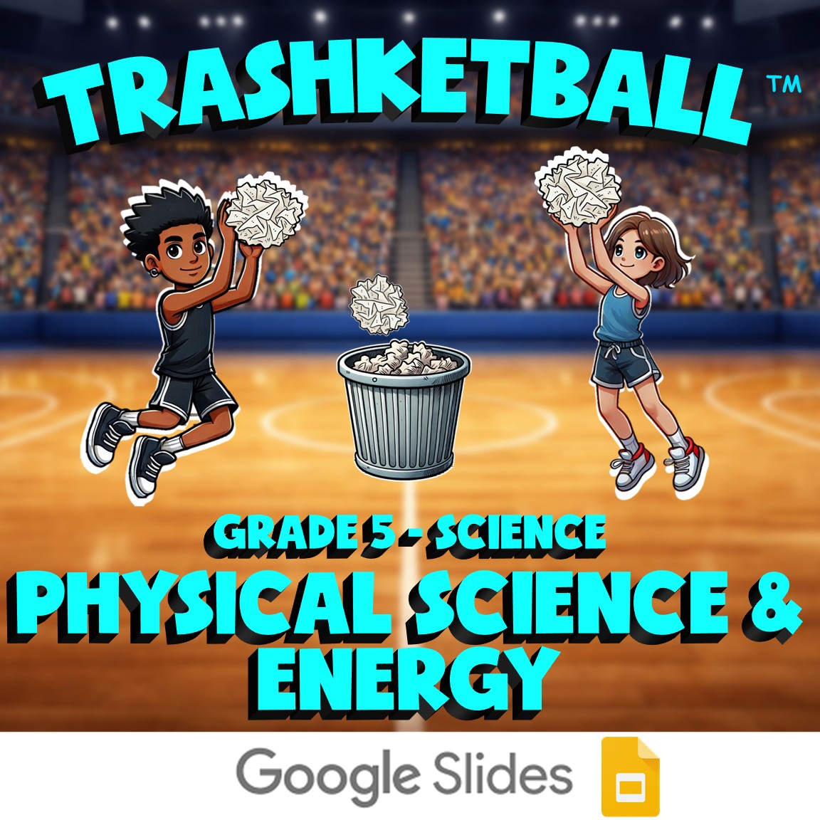 Physical Science & Energy TRASHKETBALL Science Game - No Prep Grade 5 Review