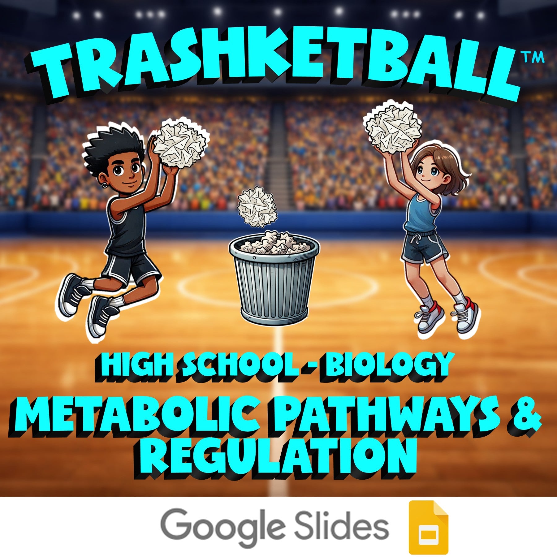 Metabolic Pathways & Regulation TRASHKETBALL Science Game - No Prep Biology