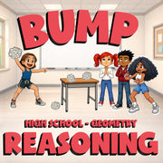 Reasoning BUMP Math Game - No Prep Geometry Review Activity