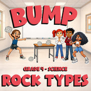 Rock Types BUMP Science Game - No Prep Grade 4 Review Activity