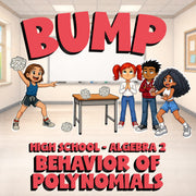 Behavior of Polynomials BUMP Math Game - No Prep Algebra 2 Review Activity