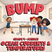 Ocean Currents & Temperatures BUMP Science Game - No Prep Grade 4 Review