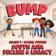 South Asia Decline & Legacy BUMP Socials Game - No Prep Grade 7 Review Activity