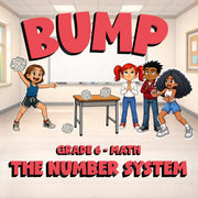 The Number System BUMP Math Game - No Prep Grade 6 Review Activity