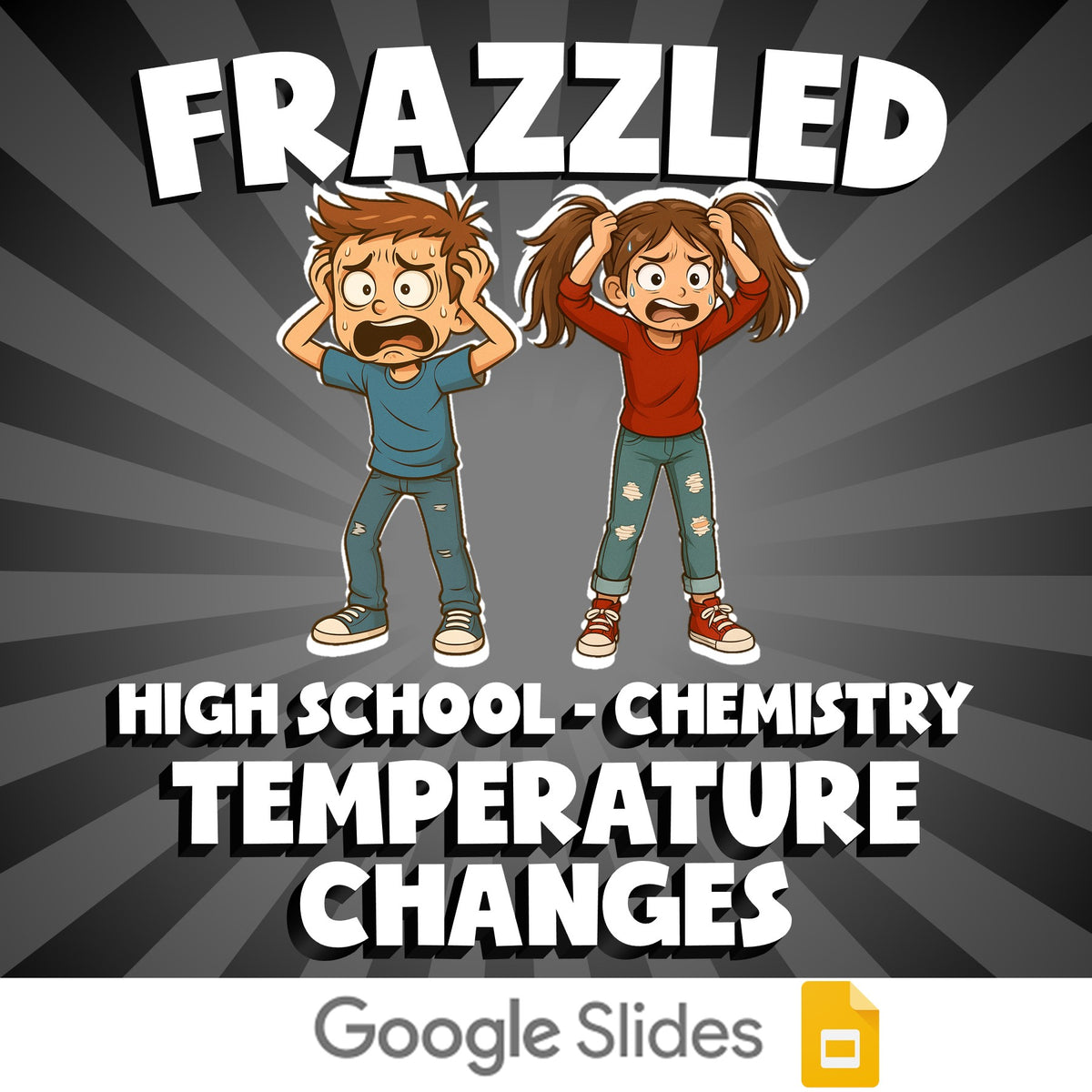 Temperature Changes FRAZZLED Science Game - No Prep Chemistry Review Activity