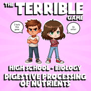 Digestive Processing of Nutrients THE TERRIBLE GAME - Biology Science Review