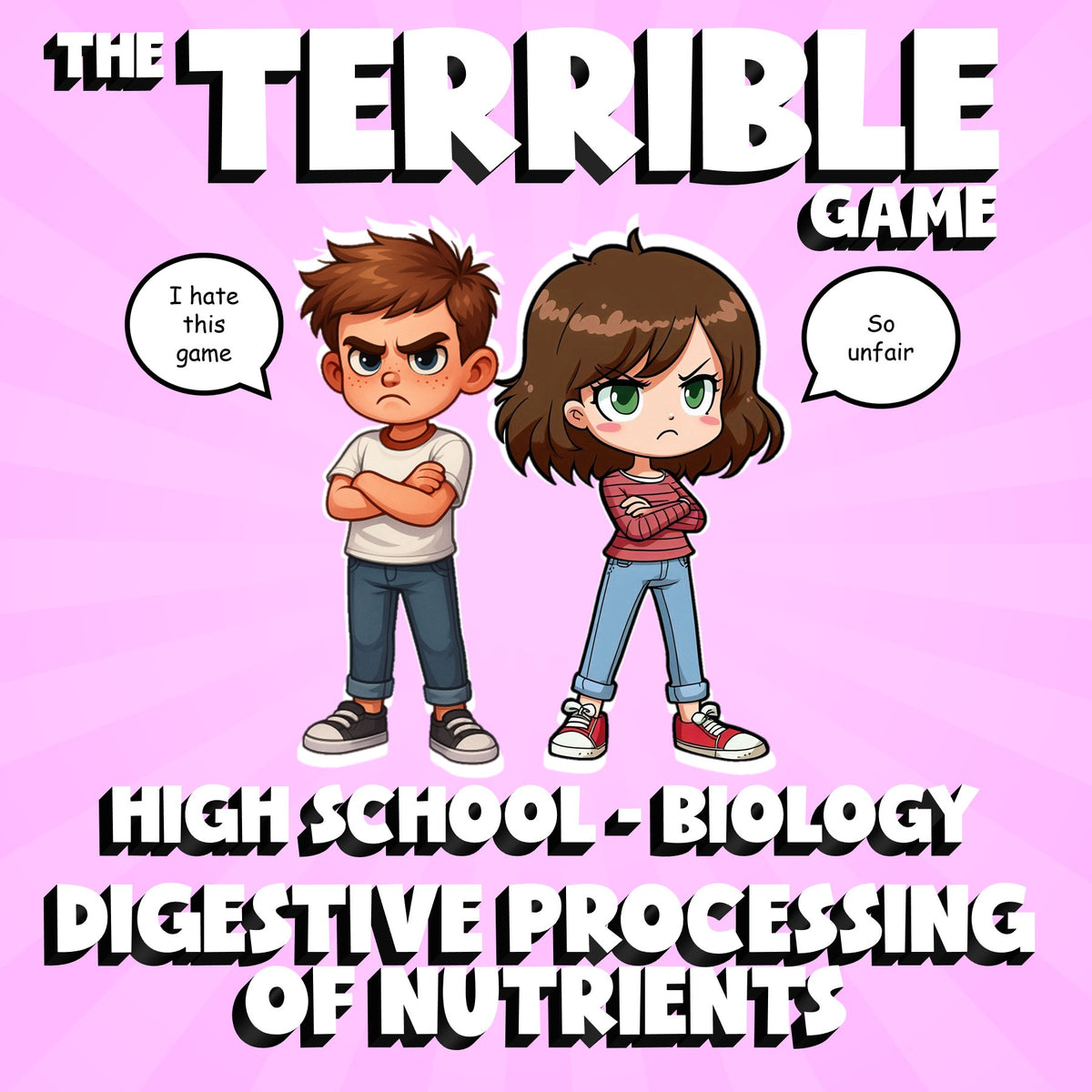 Digestive Processing of Nutrients THE TERRIBLE GAME - Biology Science Review