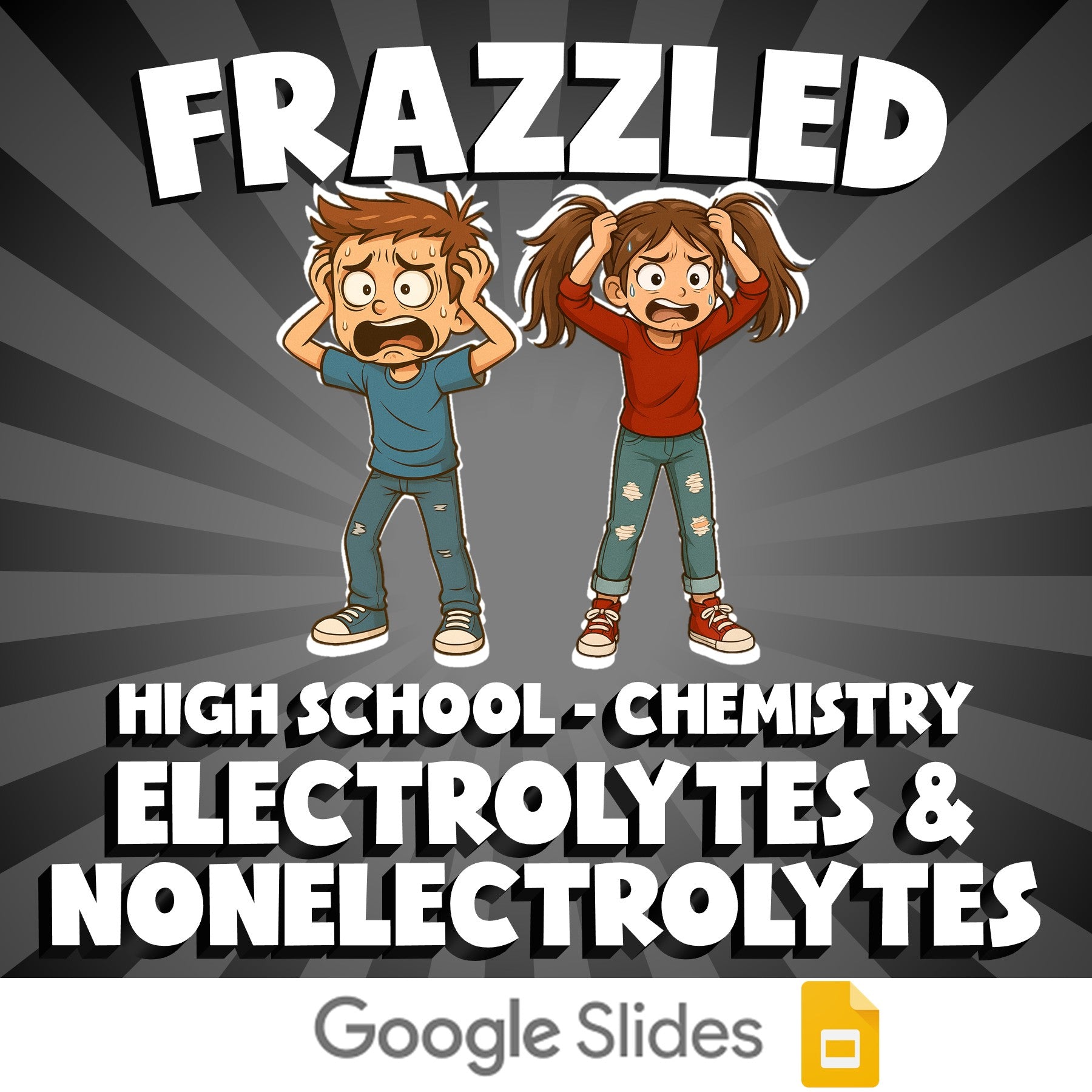 Electrolytes & Nonelectrolytes FRAZZLED Science Game - No Prep Chemistry Review