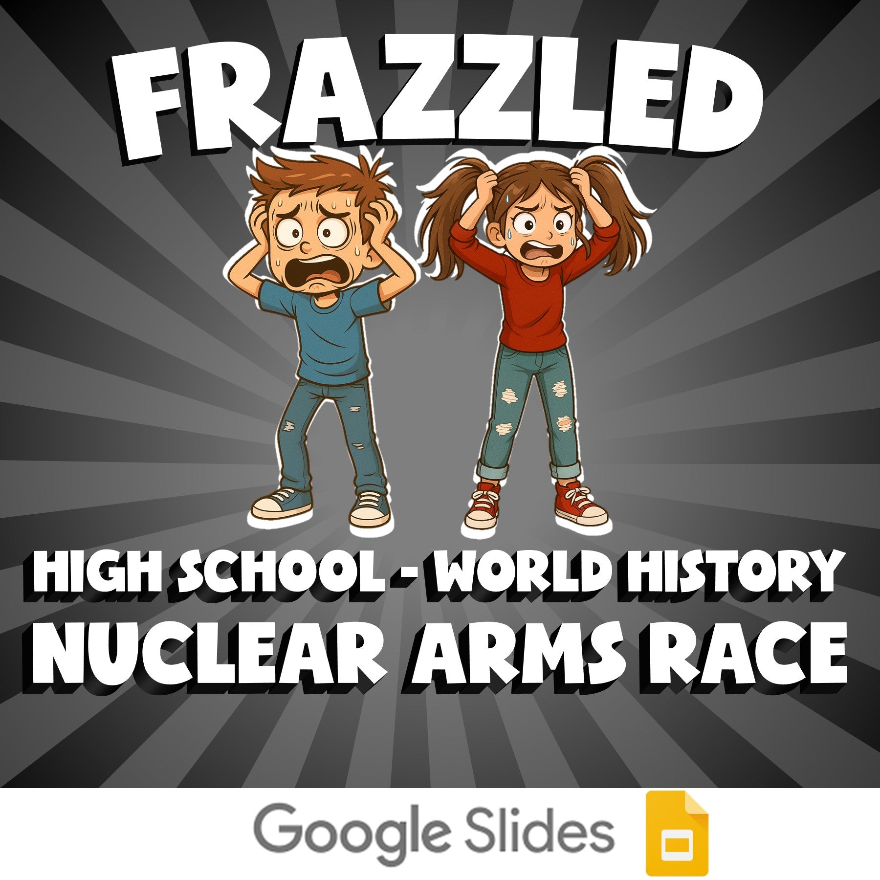 Nuclear Arms Race FRAZZLED Game - No Prep World History Review Activity