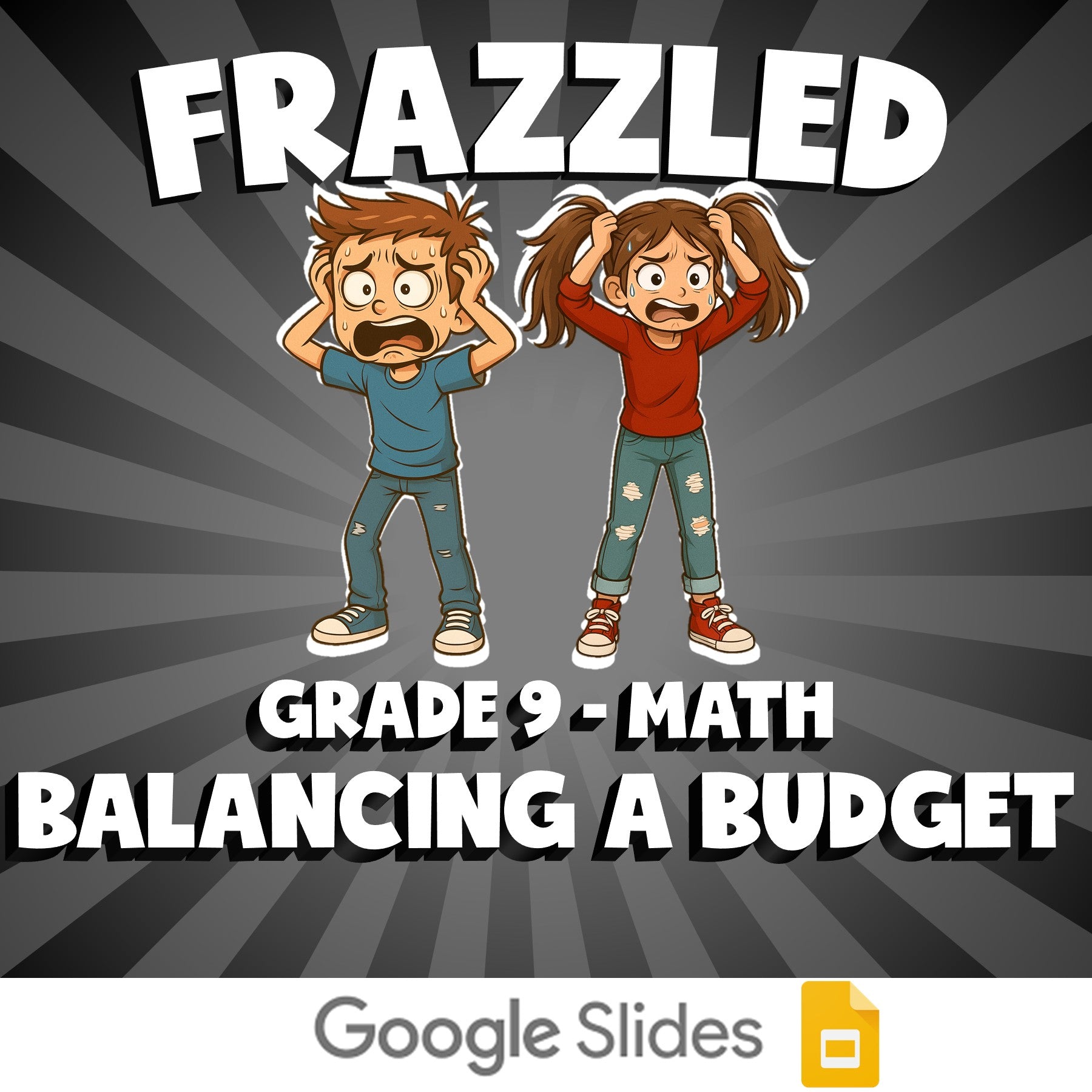 Balancing a Budget FRAZZLED Math Game - No Prep Grade 9 Review Activity